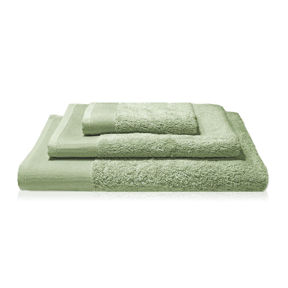 100% Bamboo Viscose Towel Set 3Piece Green
