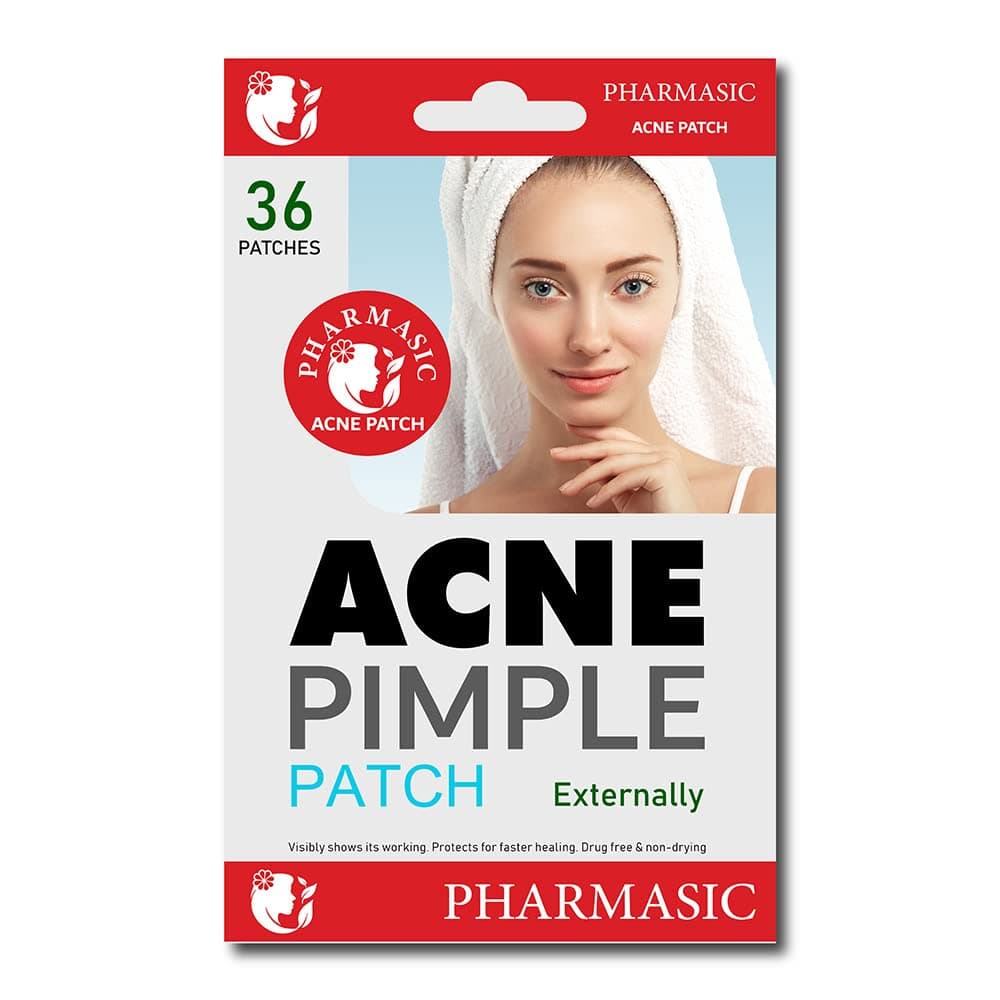 PHARMASICAcne Care Pimple Patch ( 36 Count ) Ultra thin Advanced Hydrocolloid Healing Technology Spot Patches,Fragrance Free, 2 Sizes 36 Count