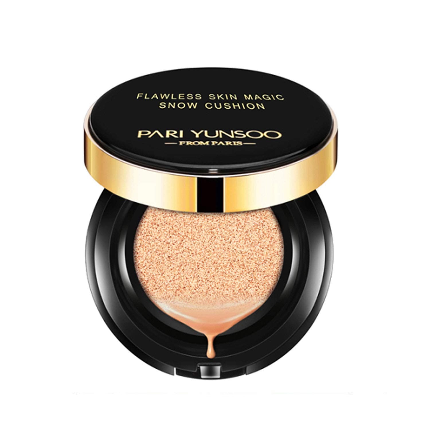 Magic Flawless Air Cushion CC Cream Compact Foundation, Firstfly Matte Full Coverage Moisturizing Oil Control Concealer Cushion Foundation Makeup for Women Girls (Skin Tone)