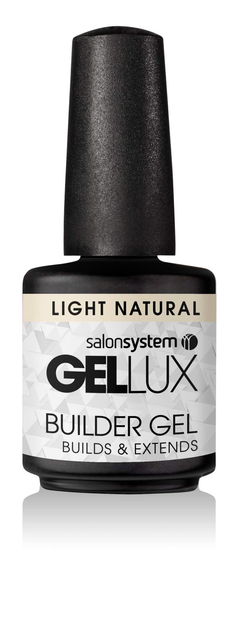 Salon System Gellux Builder Gel Light, Natural, 15ml