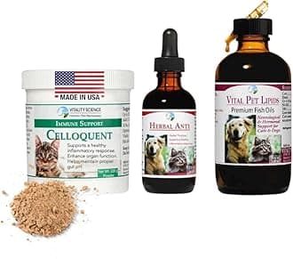 Advanced Immune Restoration Supplements for Cats | Intense Regeneration Protocol | Helps with Pain Relief (Medium)