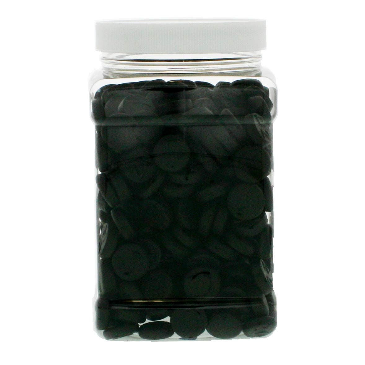 Double Salt Licorice 2.25 Pound - Custom Double Salt Bulk Licorice Candy in a 48 FL OZ Gift Ready Reusable Square Jar
