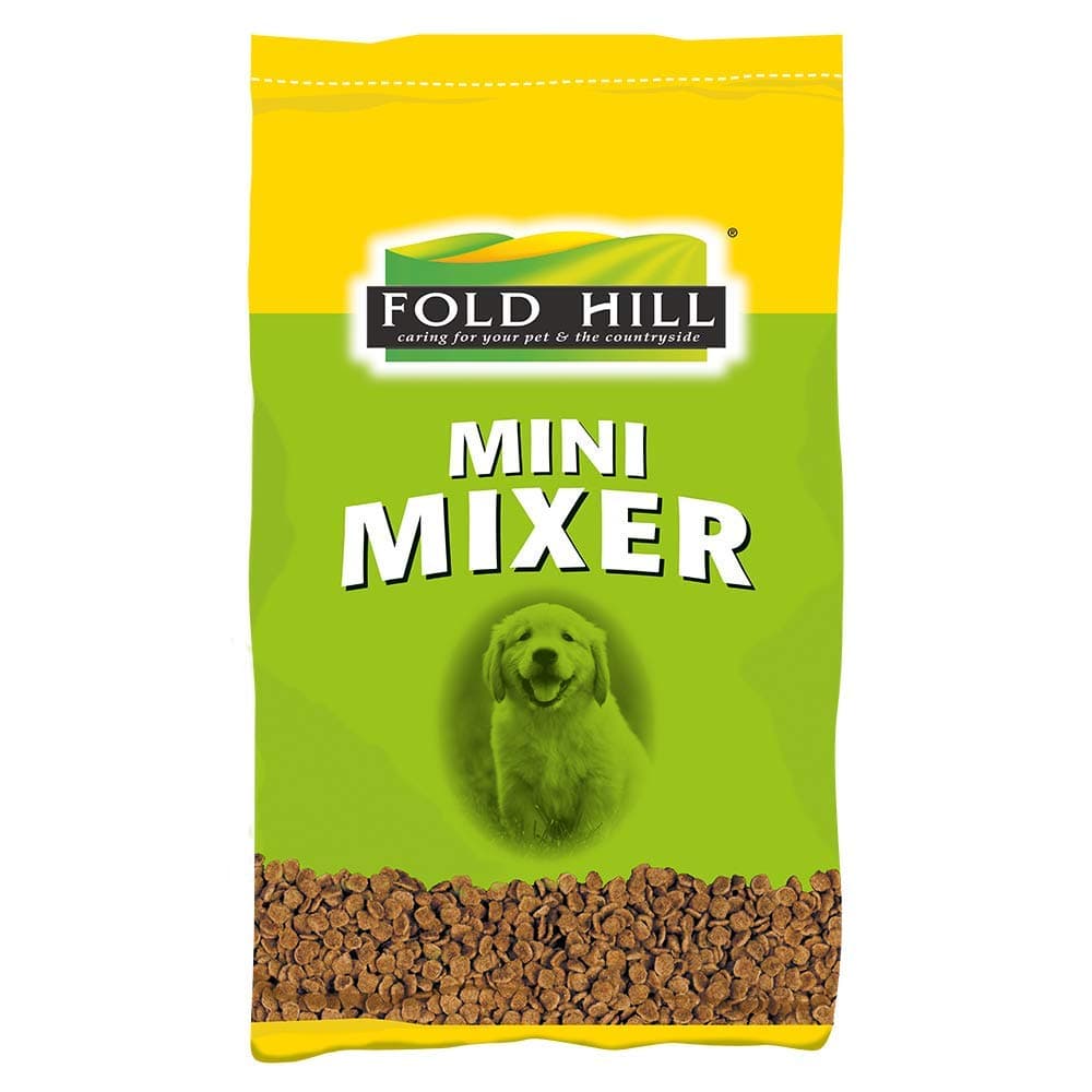 Mini Mixer Dog Food, Oven Baked Kibble Designed For Smaller Dogs, Perfect for Newly Emerged Teeth, 15kg, transparent