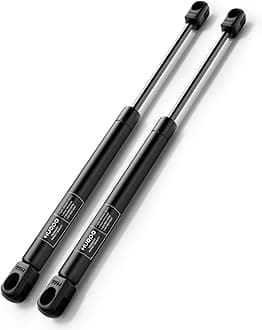 HUOPO 20 Inch 120lb/534N Gas Strut C1608055 Spring Shock Lift Support for Tonneau Cover Camper RV Bed Basement Storage Door Hatch Boat Lid Tool Box Custom Window Tanning Bed Replacement Part, Set of 2