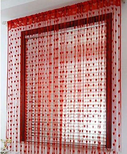RAMCHA RED Heart String Curtain (2.00)