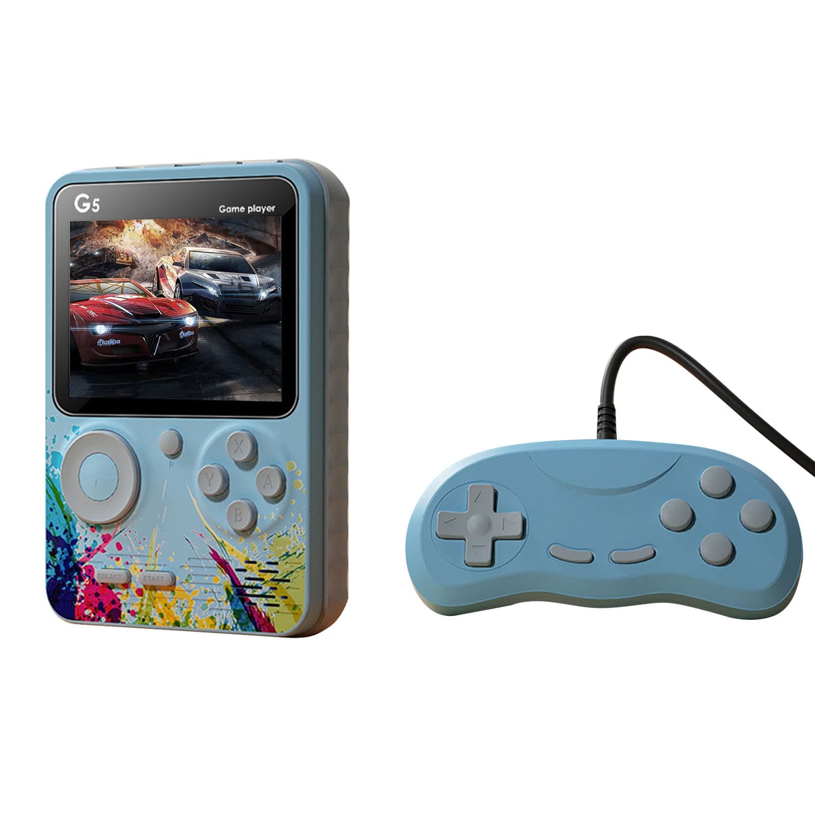 Generic G5 3.0 Inch Full-color Screen Handheld Game Console With 500 Retro Game Portable Game Consoles 1000mAh Battery
