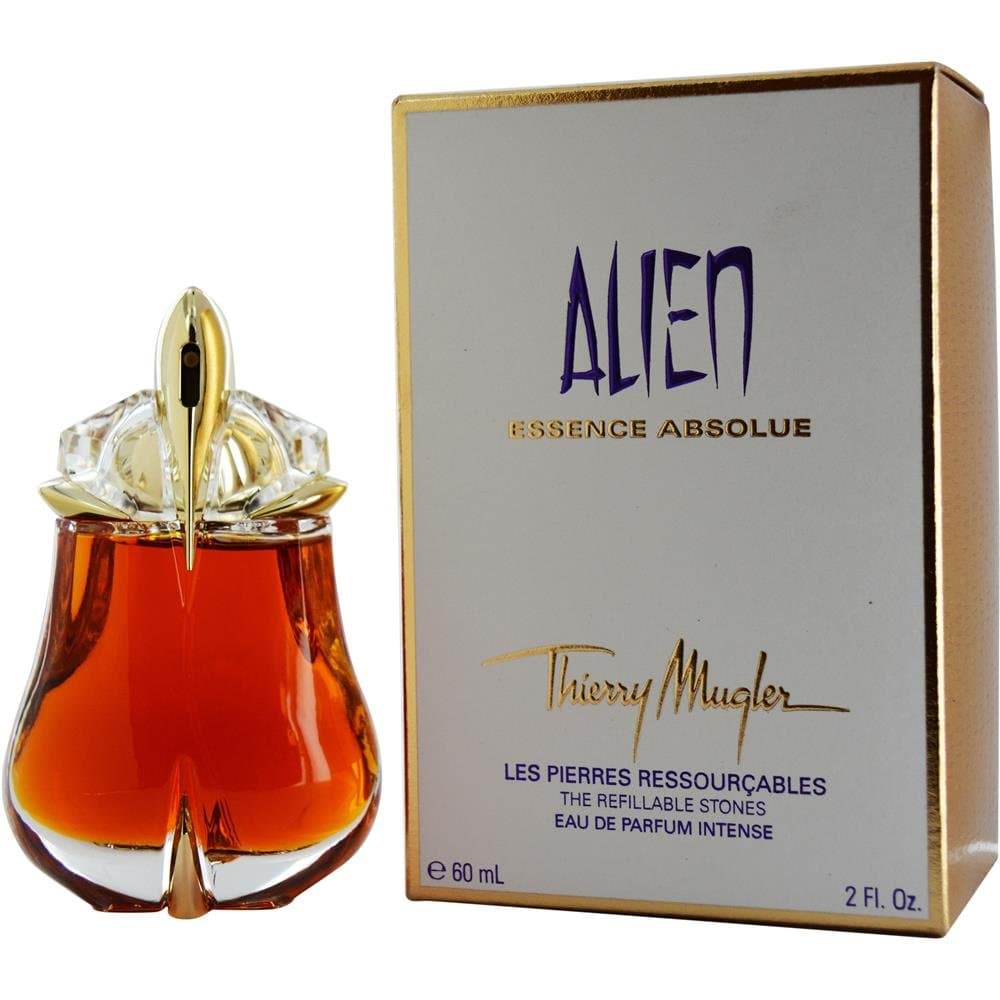 ALIEN ESSENCE ABSOLUE by Thierry Mugler EAU DE PARFUM INTENSE REFILLABLE SPRAY 2 OZ for WOMEN (Package Of 4)