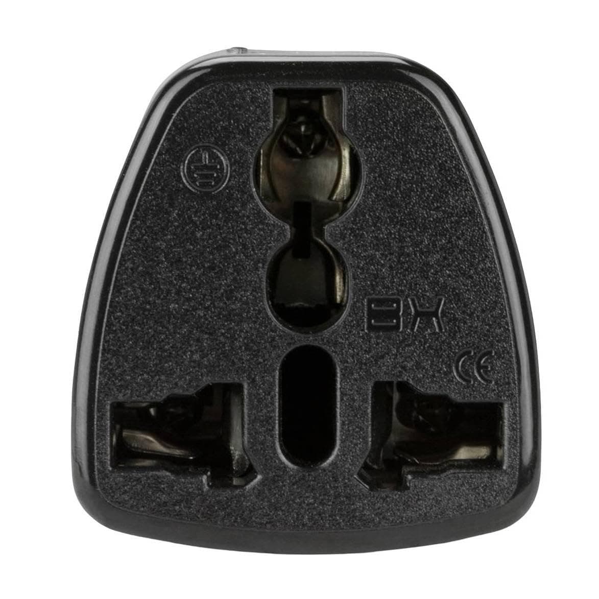 BoxWave Universal to UK Outlet Plug Adapter, Type G Socket Coverter - Black, Plug Adapter for Smartphones and Tablets