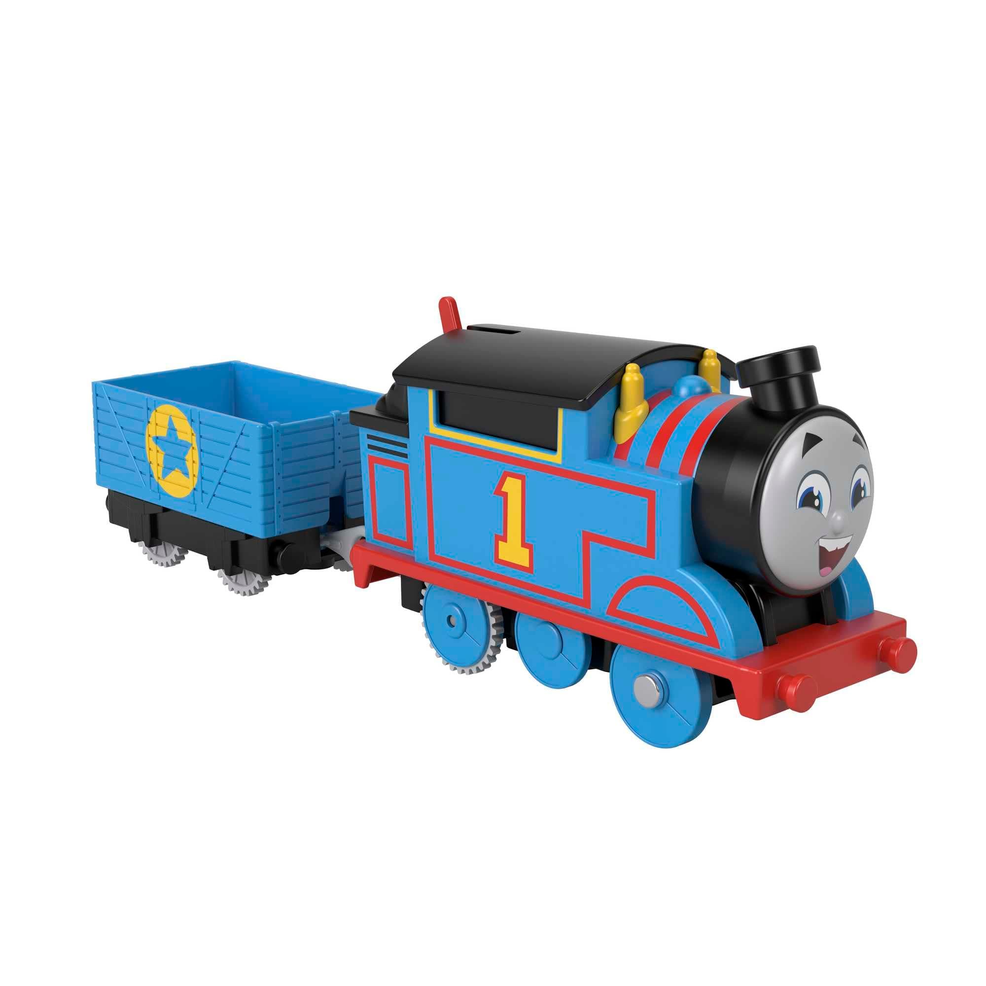 Thomas & Friends Motorized Toy Train Thomas Battery-Powered Engine with Cargo for Pretend Play Preschool Kids Ages 3+ Years, HDY59