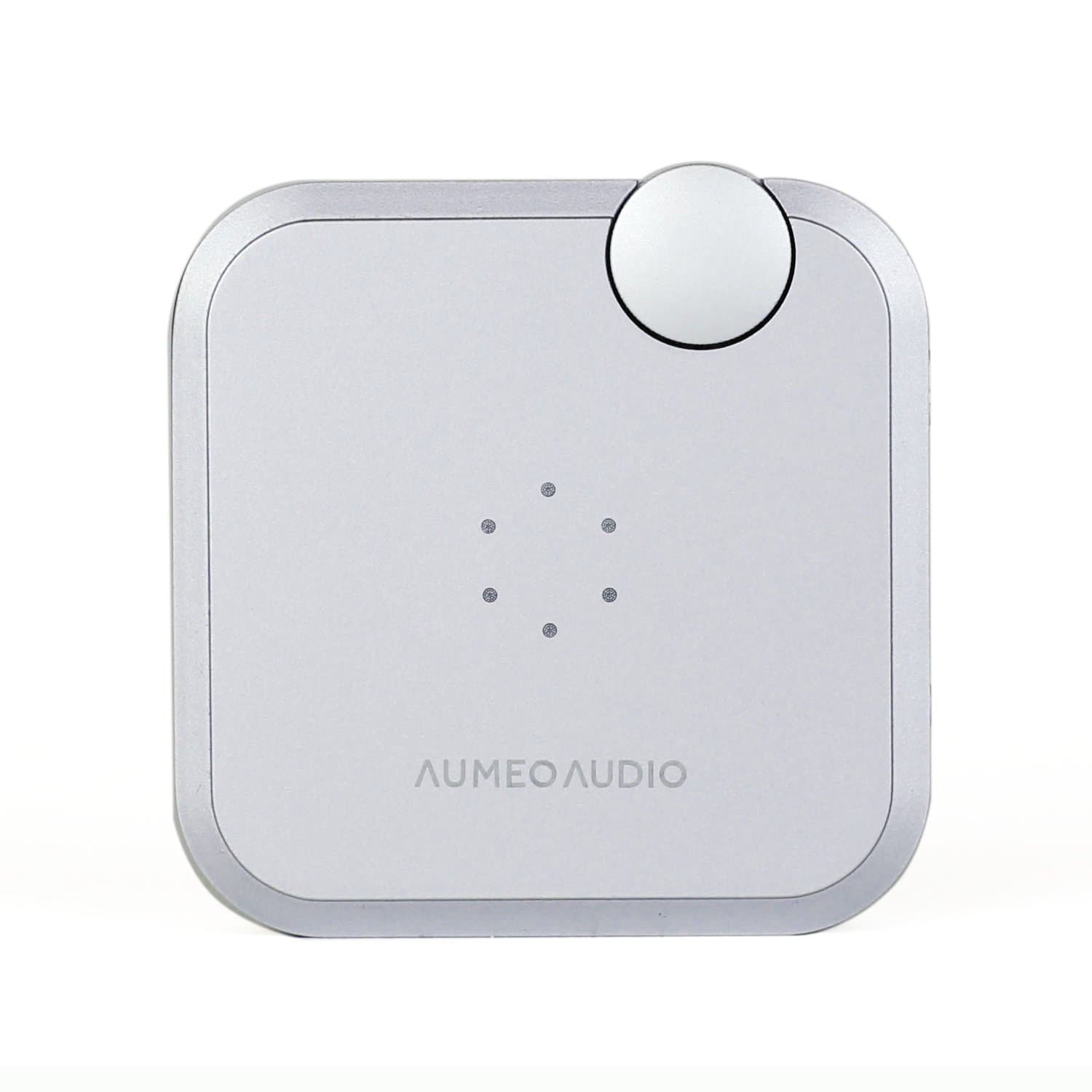 Aumeo Audio Tailored Audio Device and Headphone Personalizer, Bluetooth / 3.5mm Audio Dongle for iPhone, Android and More - Silver