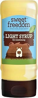 Light Syrup 350 g – Vegan Drizzle for Coffee and Pancakes, Naturally Sweetened with Fruits, Only 13 Kcal Per Teaspoon (Pack of 1)