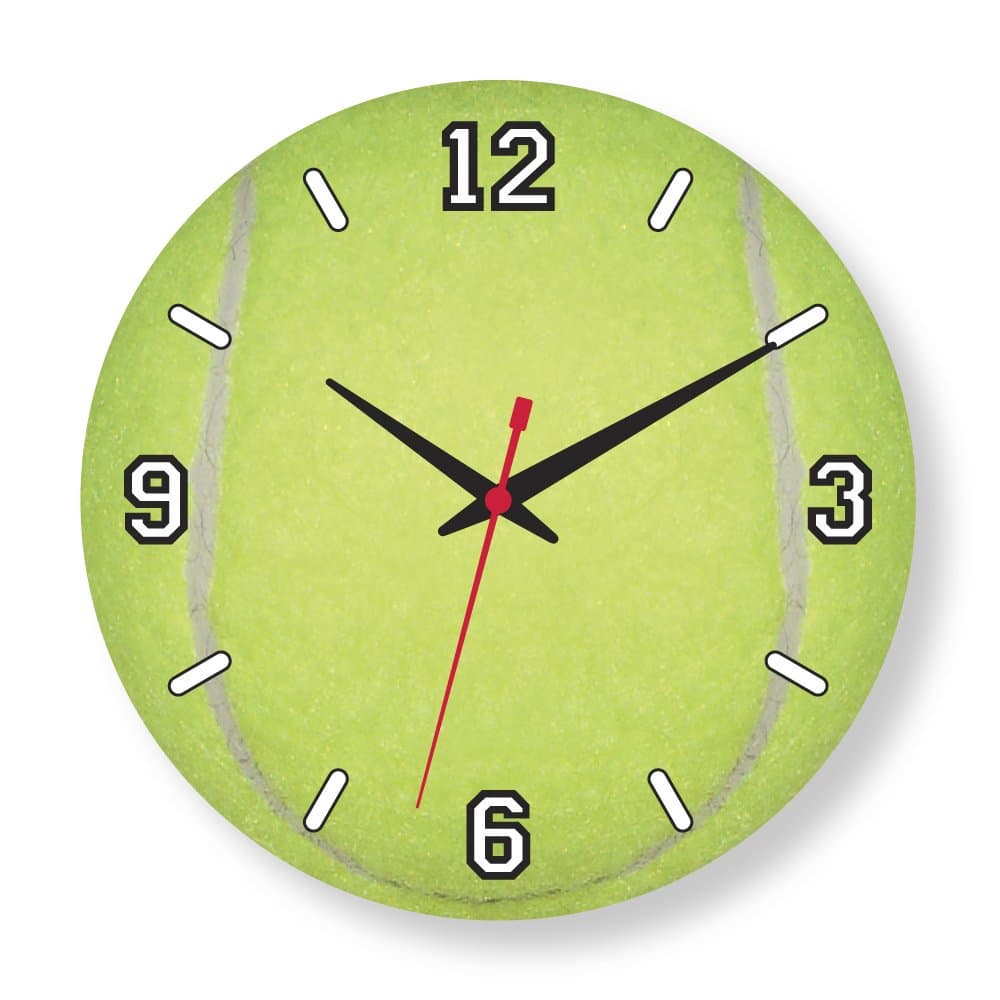 Tennis Ball Official Yellow Clock