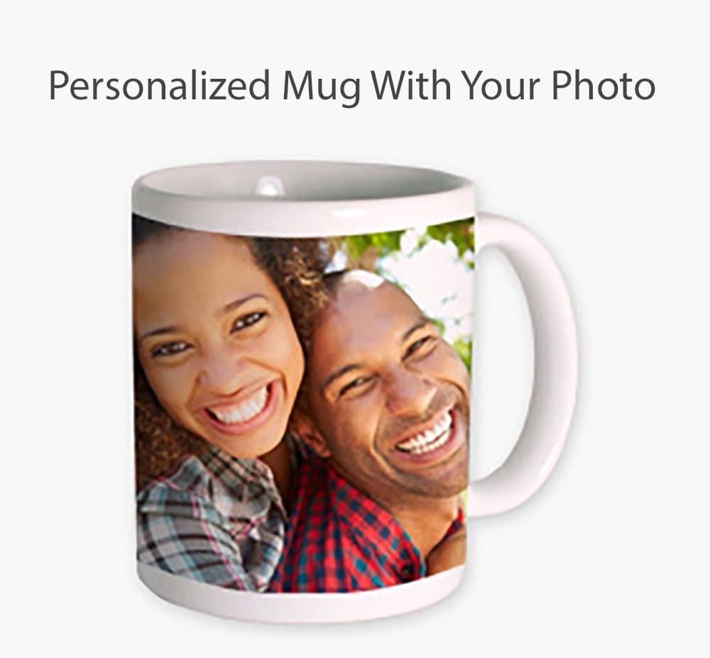 Personalized Photo Coffee Mug (15 oz, White)