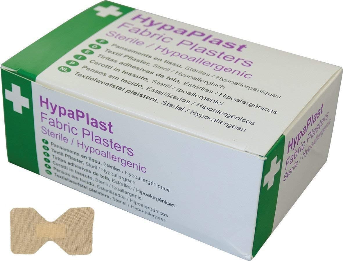 Safety First Aid Group HypaPlast Fabric Plasters, Fingertips (Pack of 100)