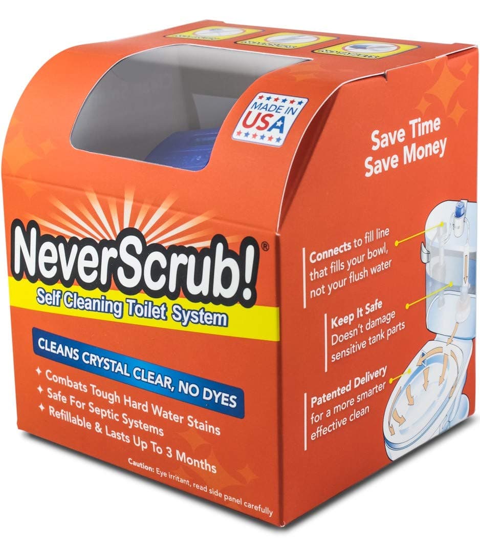NeverScrub Automatic Toilet Cleaning System by NeverSrcub