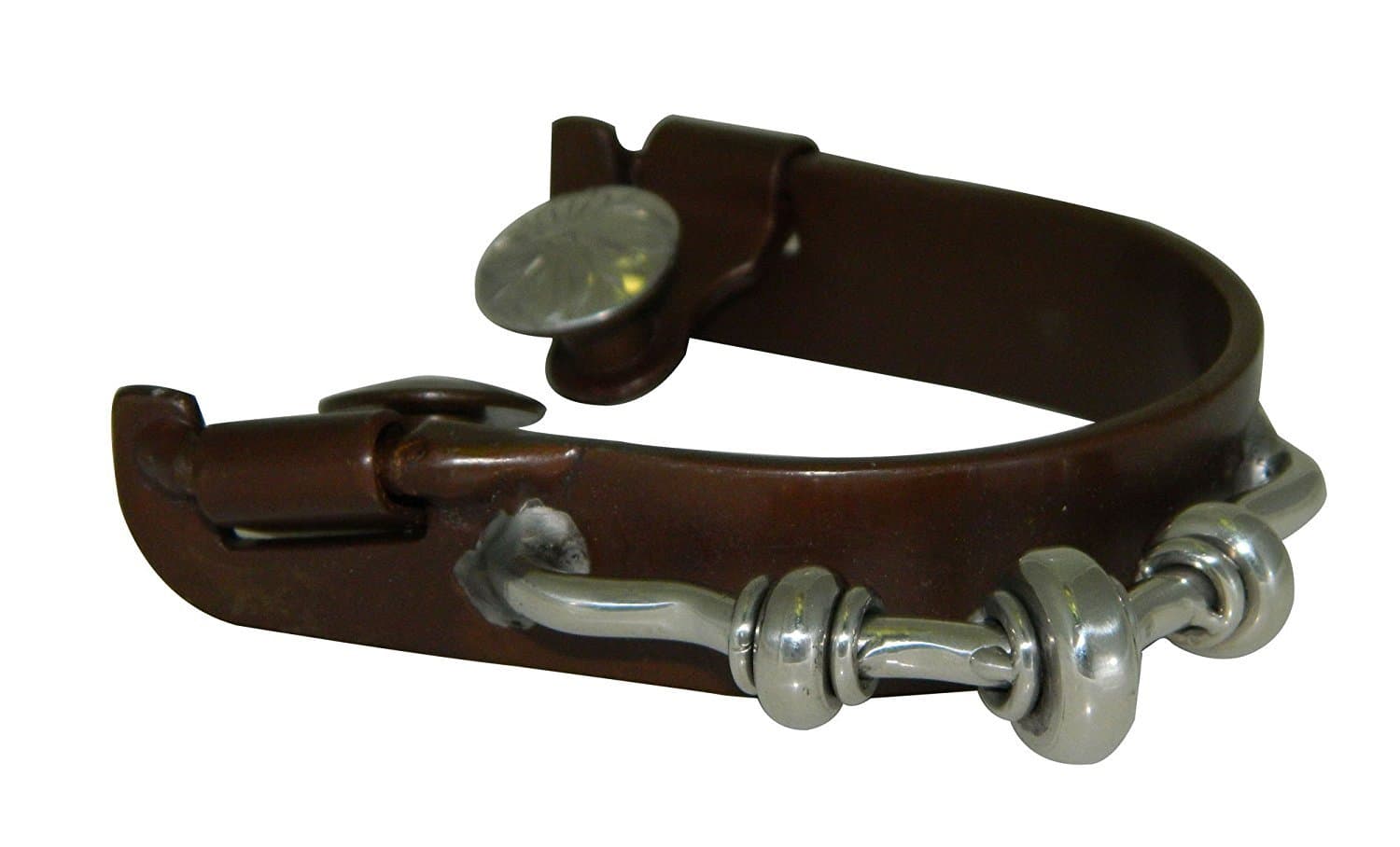 Metalab Smooth Rowel Bumper Spur BRN