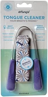 Dr. Tung's Tongue Cleaner, Stainless Steel (2 Pack)