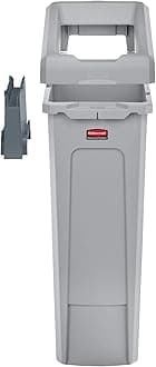 Rubbermaid 2007913 Slim Jim Recycling Station Starter Kit, 8.464" x 1.328" x 1.328"