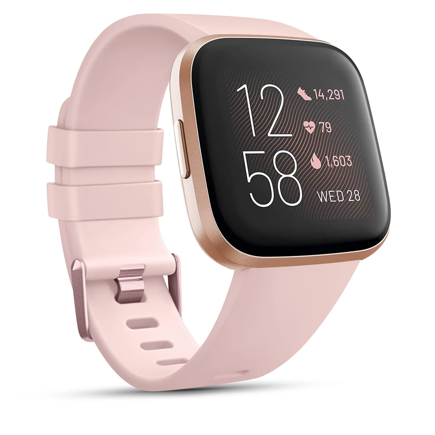 Fitbit Versa 2 & Lite Silicone Sport Classic Replacement Straps for Women & Men