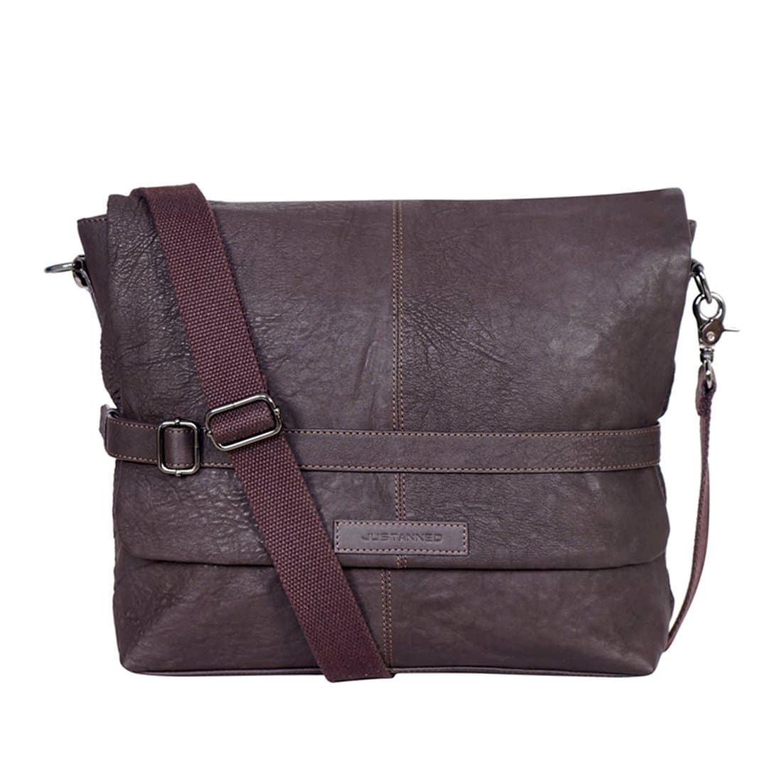 JUSTANNED Men's Leather DESPATCH Bag