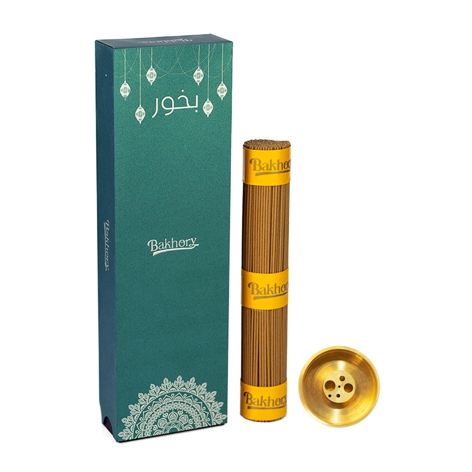 Agarood Oud Cambodian Incense Sticks, Pure Agarwood, 1.44mm Thick 275 Stick with copper Incense Burner, Use For Meditation, Healing, Yoga, Home, Office, 50g