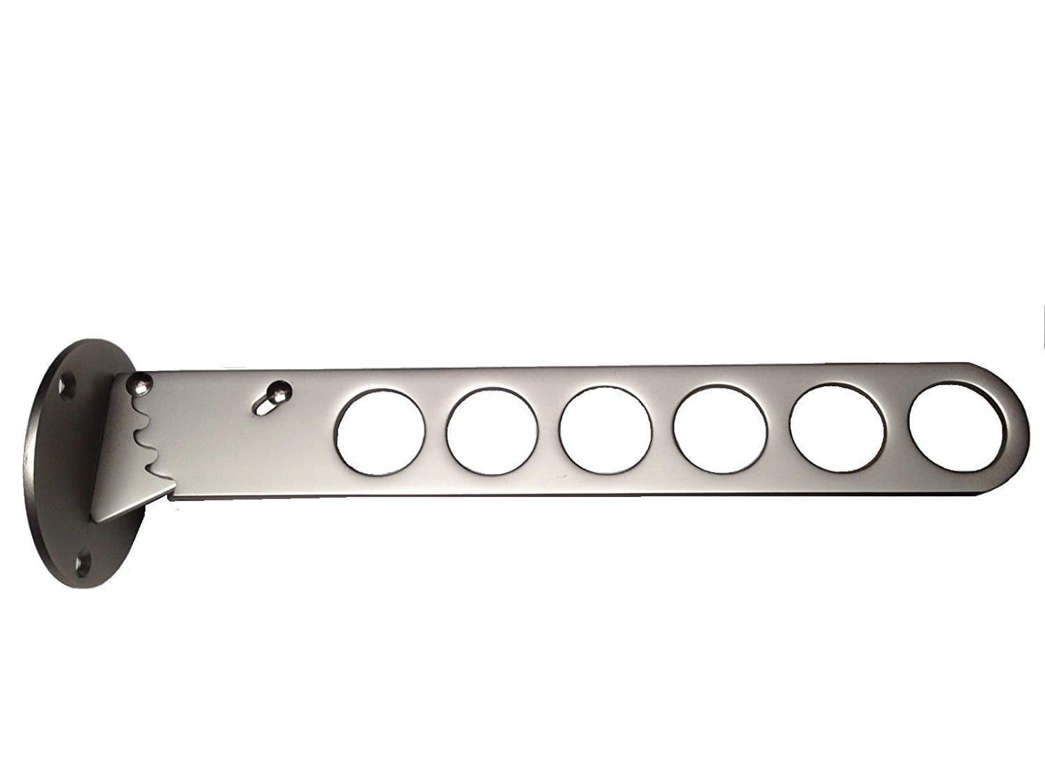 Laundry Valet Clothes Drying Rod, Satin Nickel