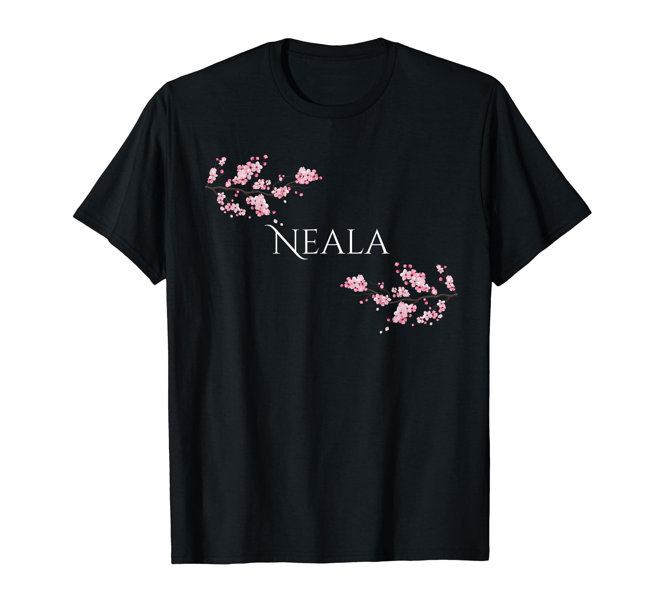 Neala name with blossom branches T-Shirt