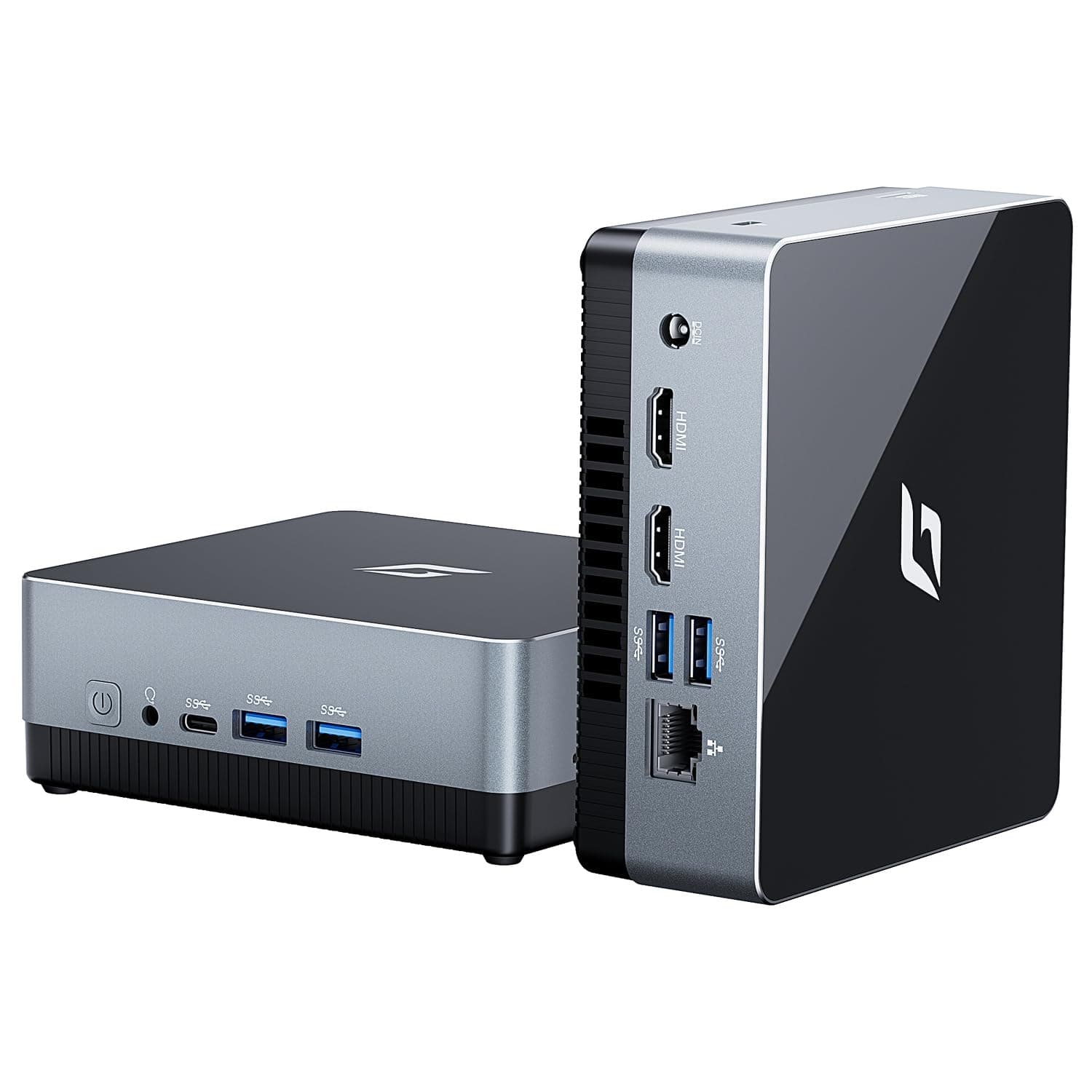 Nano A1 Linux Mini PC 16GB RAM, 12th Alder Lake N100 (up to 3.4GHz) Mini Computer, Mini PC 1TB SSD, Micro PC 4K Dual HDMI/USB3.0/WiFi 6/BT5.2/RJ45/VESA, Office/Home
