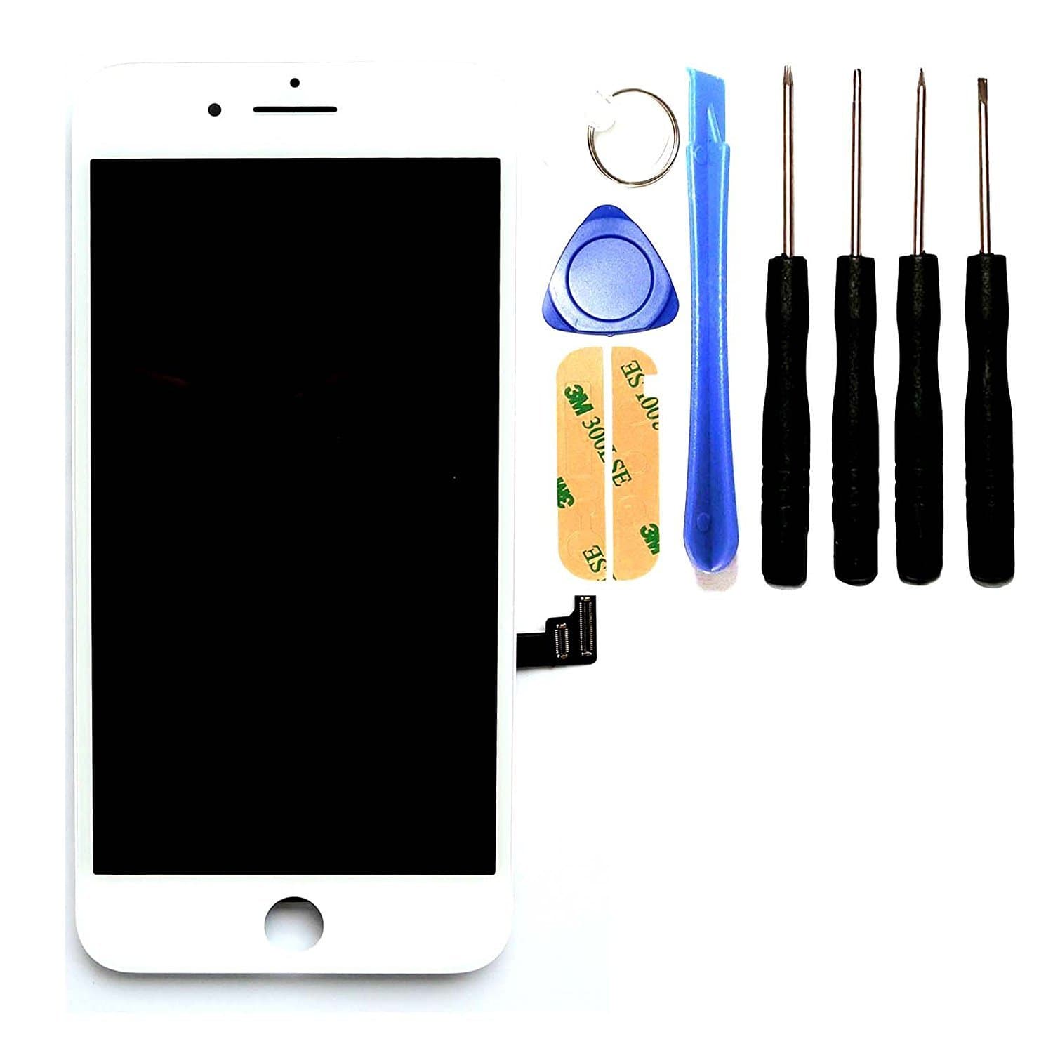 Select US Passion white iPhone 7 12cm Screen Replacement Kit LCD screen tools included (7 white)