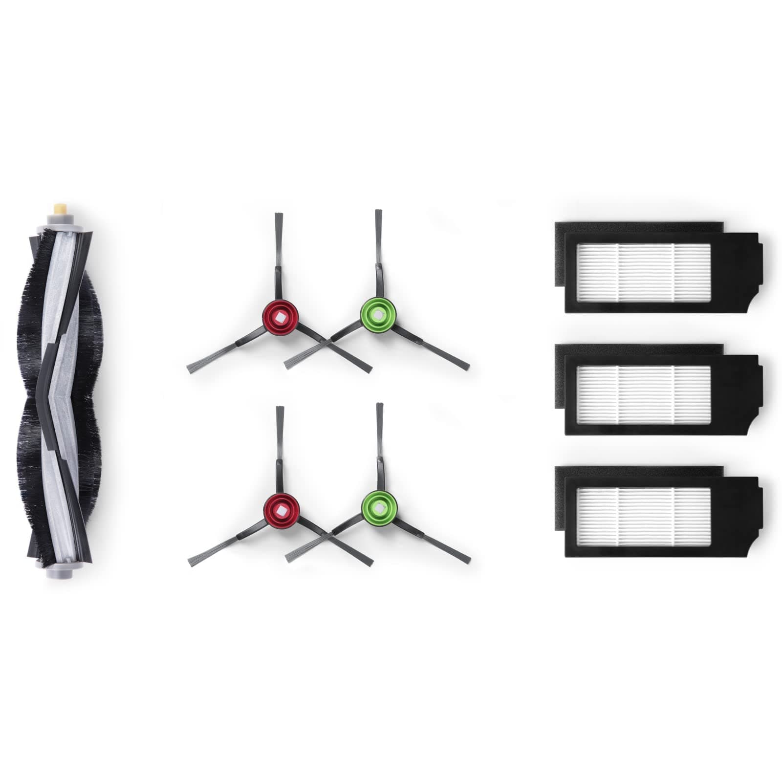 Accessory Pack (Replacement Brushes and Filters) for DEEBOT X1 Omni (Black) / X1 TURBO/X1/ X1 Plus, Large
