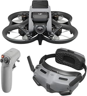 DJI Avata Explorer Combo - First-Person View Drone with Camera, UAV Quadcopter with 4K Stabilized Video, Super-Wide 155° FOV (Renewed)