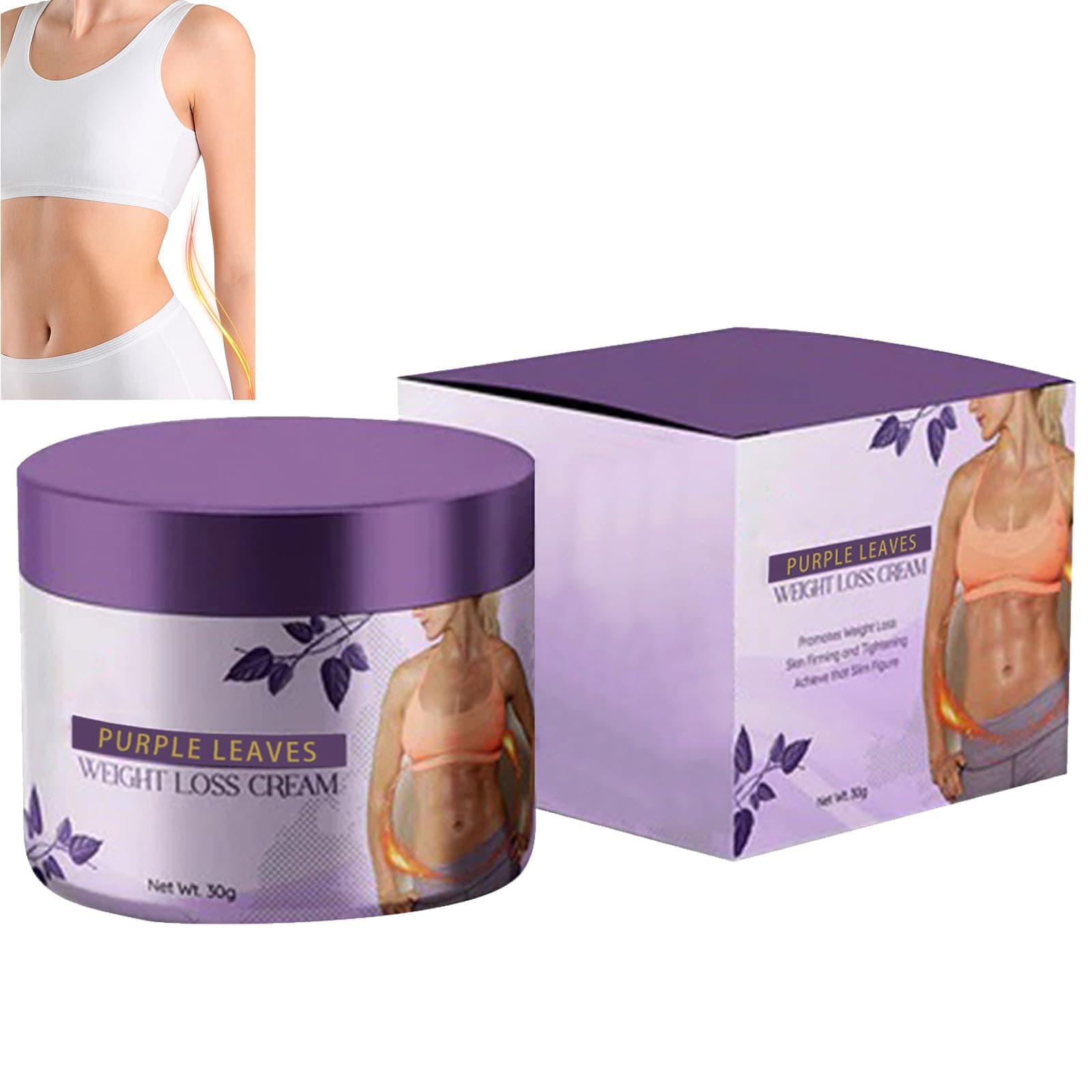KOAHDE Body Slimming Cream - Fat Burning & Anti Cellulite for Women's Belly, Hot Cream Cellulite Treatment, 30G