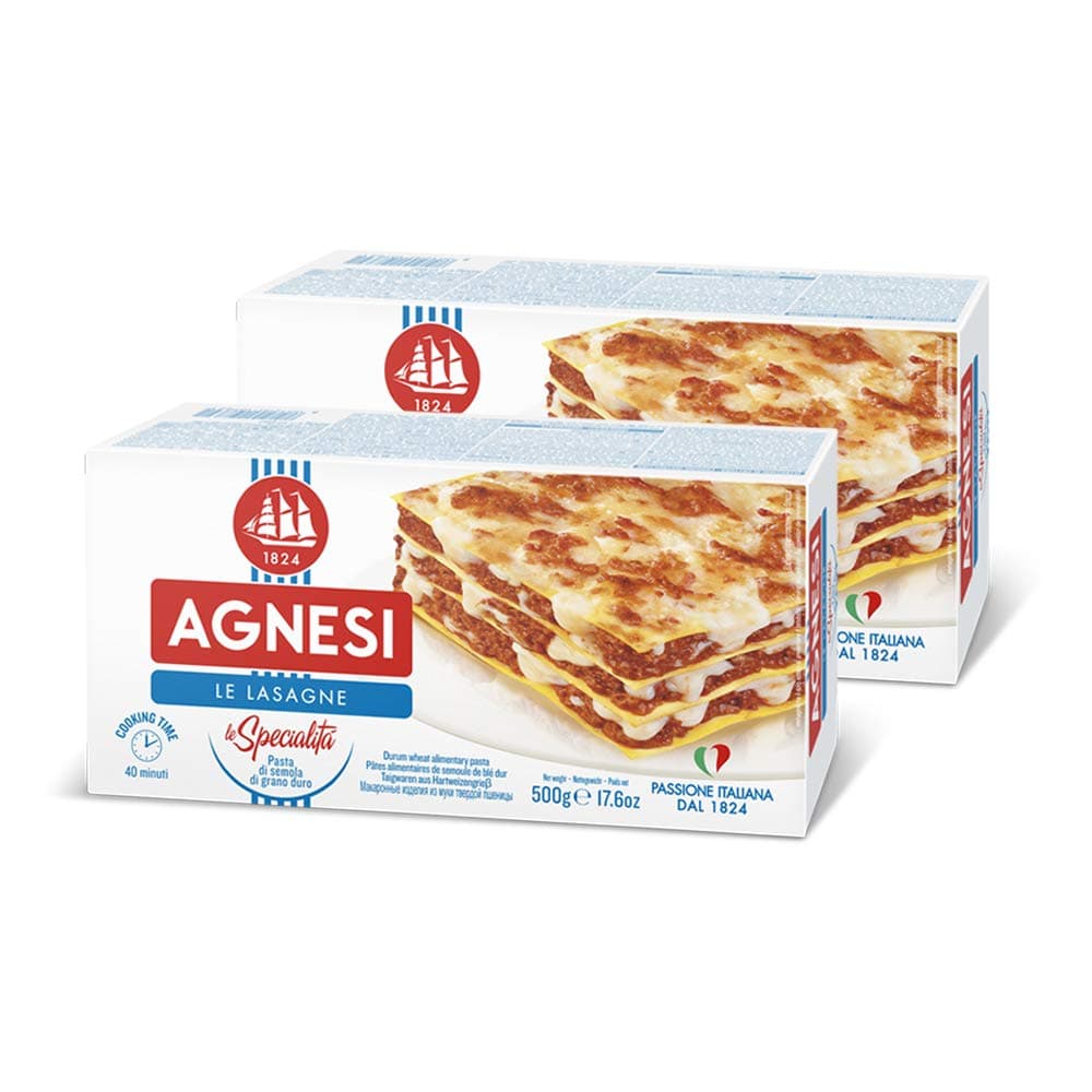 Agnesi Lasagne, 500g, Pack of 2