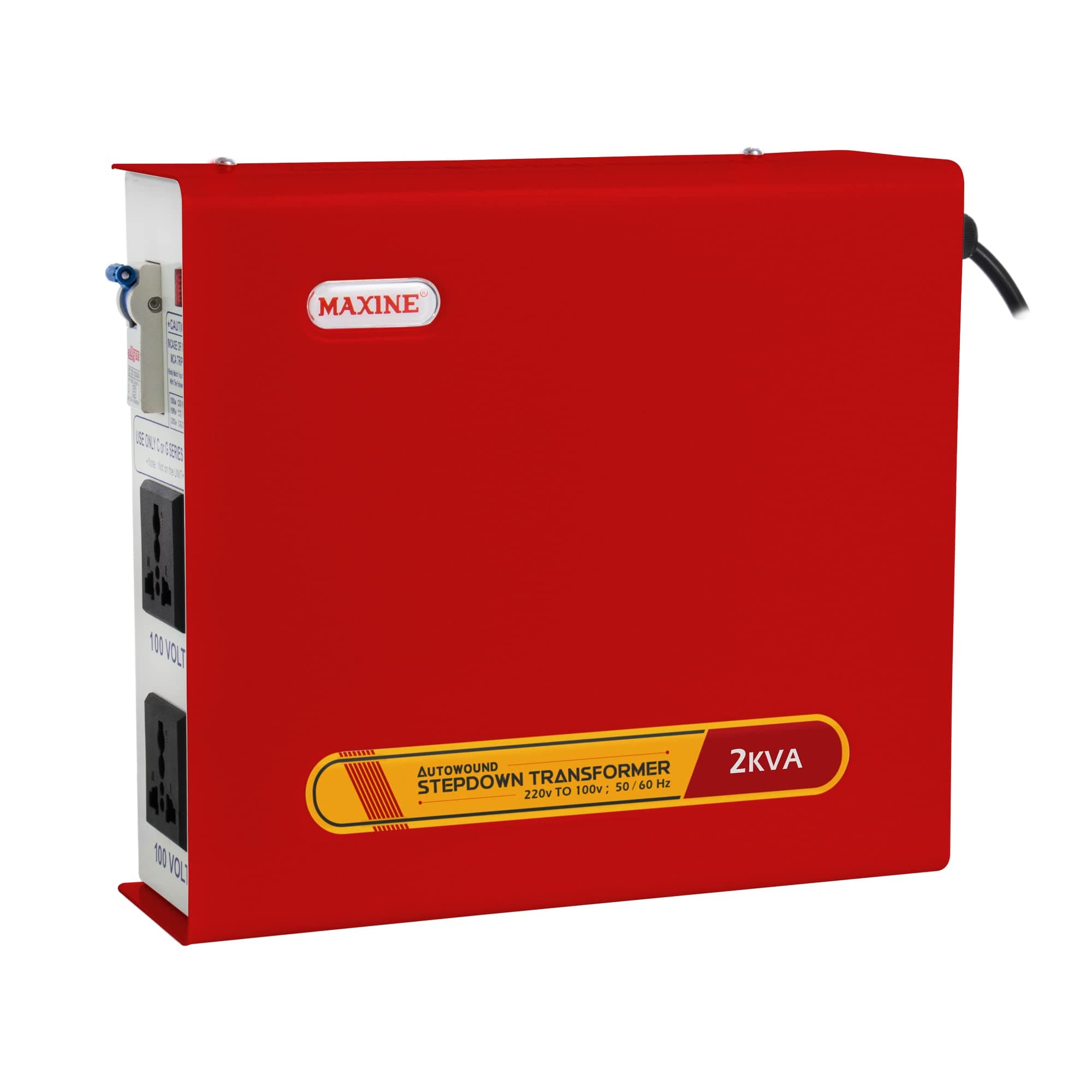 MAXINE 2 Kva/2000 Watts Auto Wound Copper Voltage Converter 220 V to 100 V Step Down Toroidal Transformer