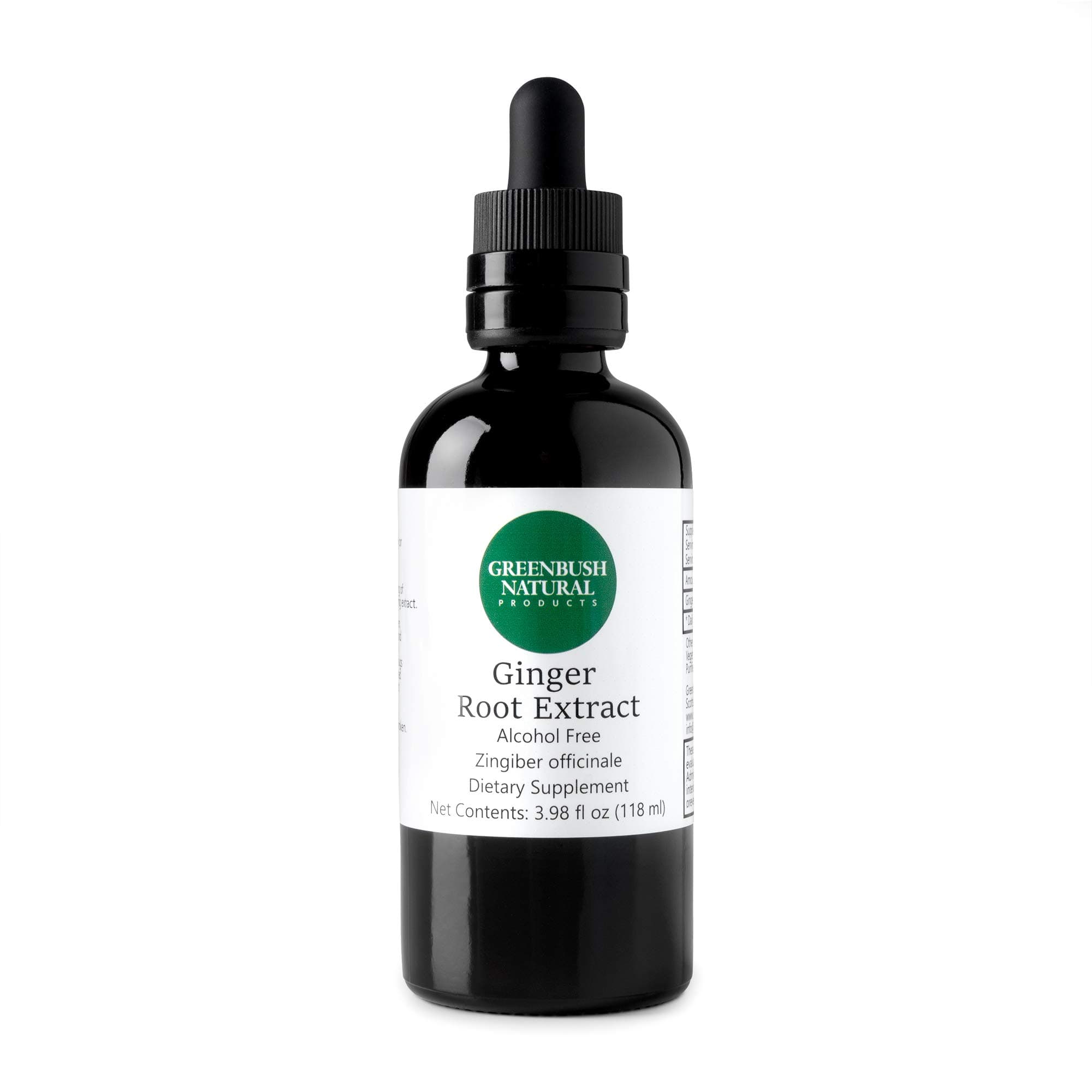 Greenbush Ginger Root | 4 oz Liquid Extract, 240 Doses