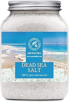 Dead Sea Salt 35 Oz - 100% Pure & Natural - Dead Sea Salts 1 kg- Best for Good Sleep - Stress Relief - Beauty - Relaxing - Bath Salts
