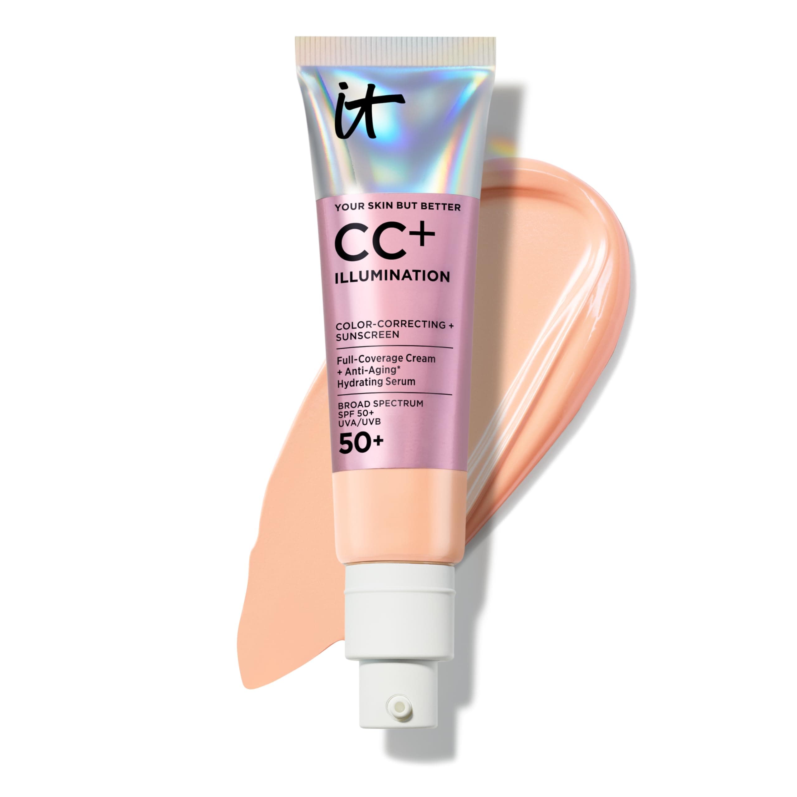 IT COSMETICS CC+ Cream Illumination with SPF 50+ (Light Medium)