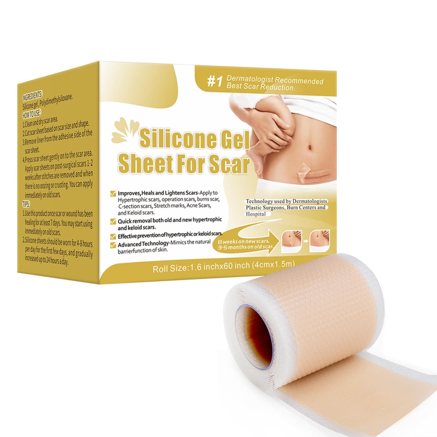 Silicone Scar Sheets