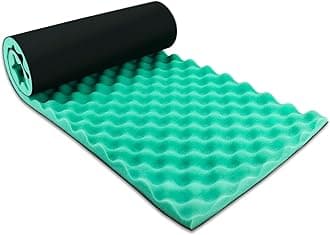 BXI Double Noise Blocker Sound Proof Foam, 39.4 X 13.4 X 1 Inch Egg Crate Foam Rubber Sound Deadening Material, Sound Dampening Acoustic Foam Panels for HVAC, Pipe, Machine, Window, Wall, Door