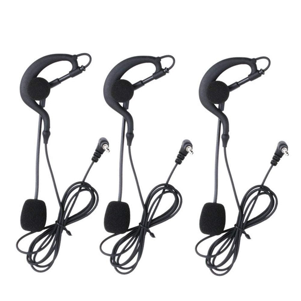 Referee Headset Earphone 3pcs Professional V6 V4 FBIM Full Duplex Two-Way Football Referee Coach Judger Arbitration Earhook Earpiece Soccer Headset