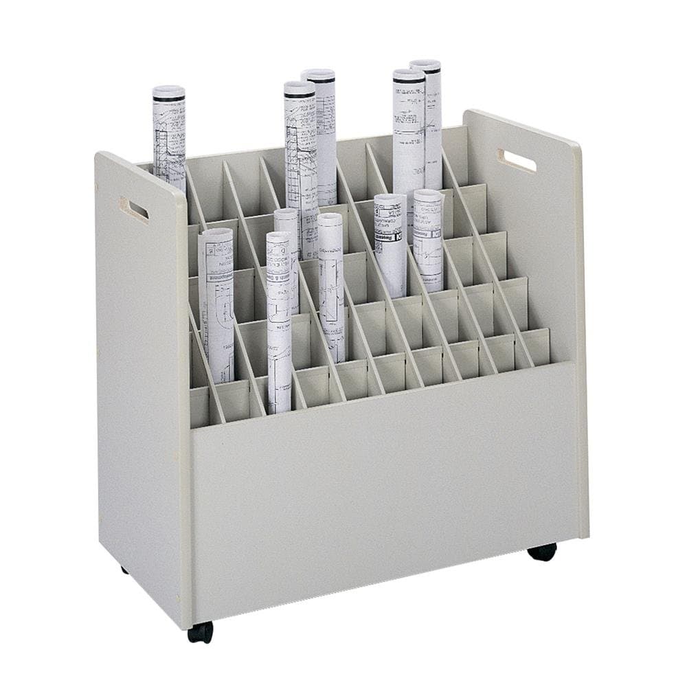 SAF3083 - Safco 50-Compartment Mobile Roll File