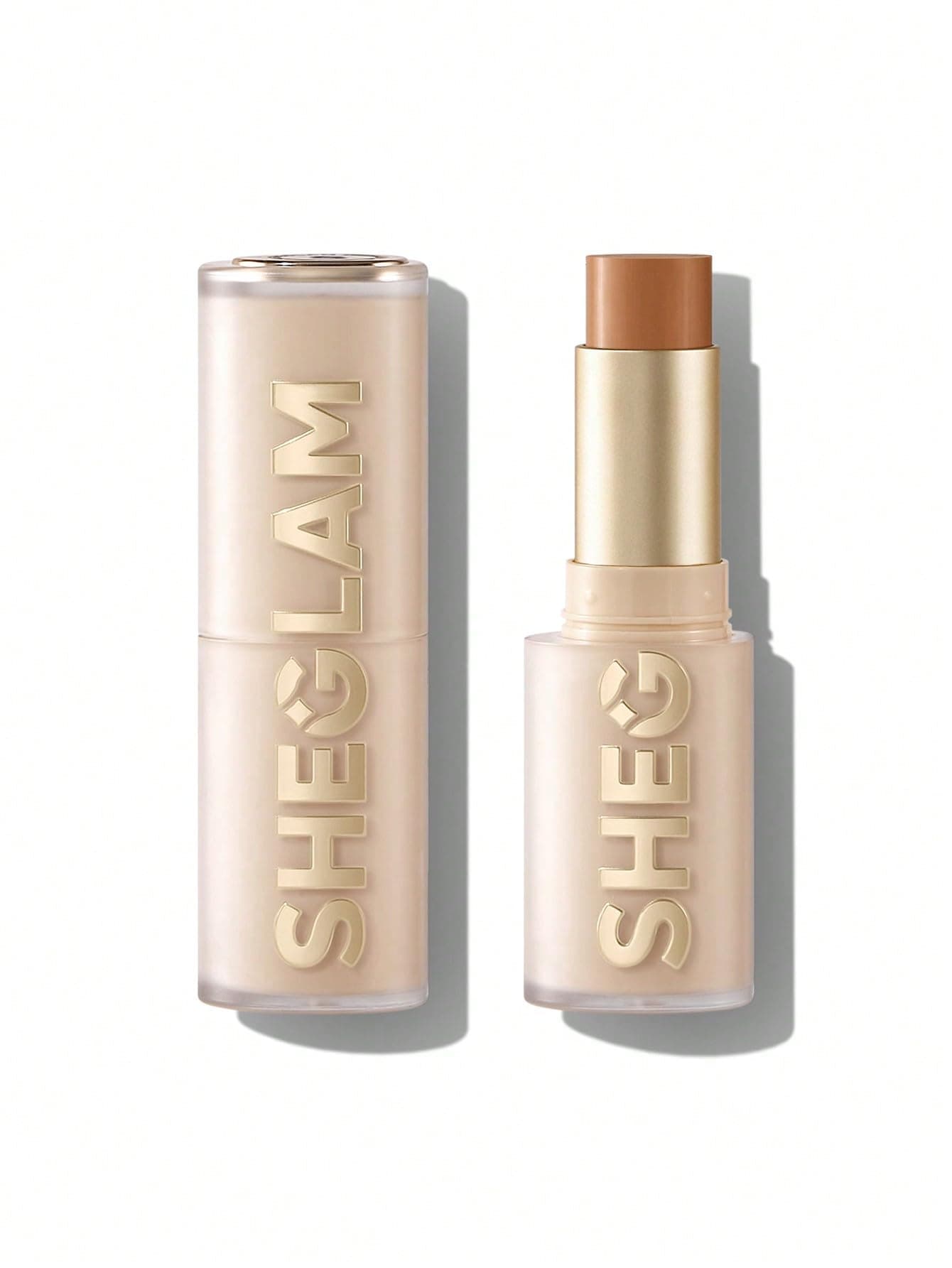 SHEGLAM Skin Magnet High Coverage Foundation Stick Longwear Medium Face Makeup for All Skin Types-Walnut