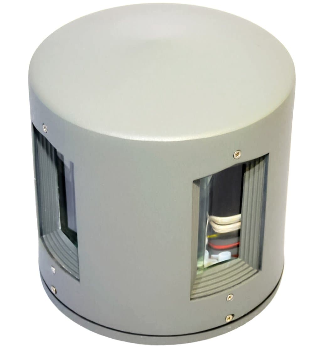 BELIGHT LENSO C41 Big – Special Effects 4 Beam Surround Wall Light (Lamp) for Building Exterior X-Shaped Beam - Up to 100W, LED Compatible Cap E27 (Bulb Not Included) - Waterproof IP65