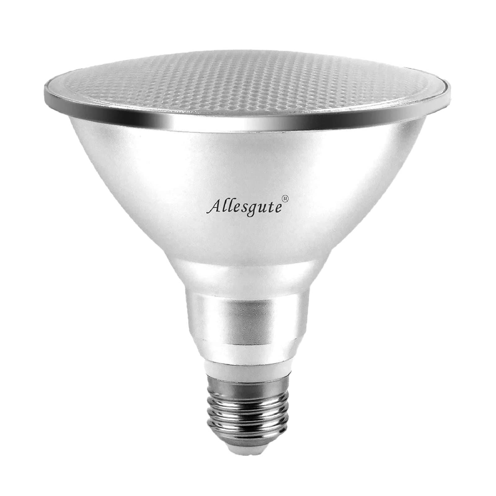 Allesgute E27 LED Floodlight Bulbs PAR38 15W Reflector Light Warm White ES Cap 120° Beam Angle 1400LM Eqv. 150W Halogen Bulbs 240V