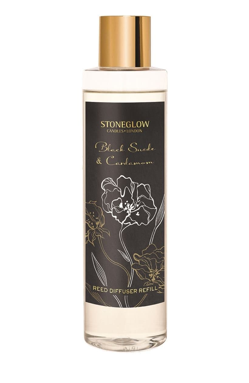 Stoneglow Night Flower Black Suede and Cardamom Diffuser Refill
