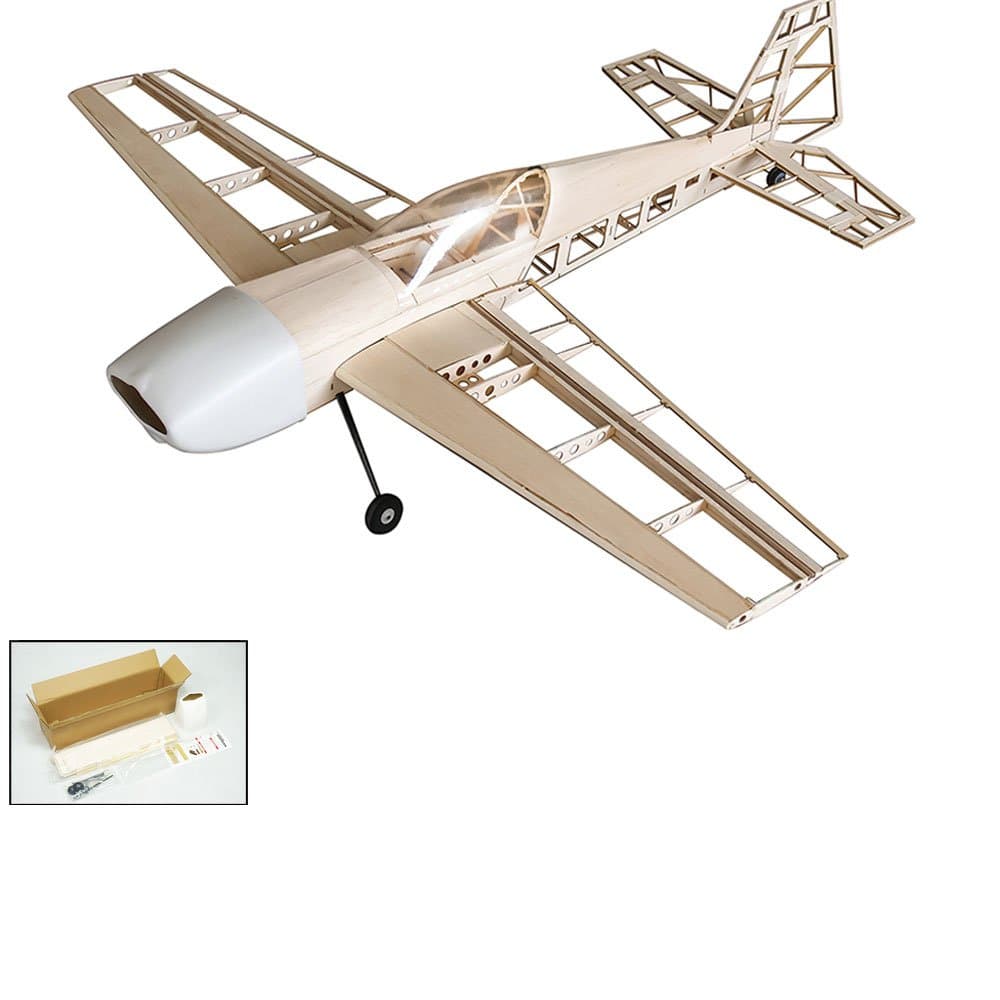 DW Hobby Model Airplane, RC Remote control Aeroplane, EX330 Balsa Wood Scale Model Aircraft Kits, 1025mm Wingspan Radio controlled Model Planes to build for Adults