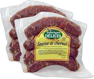 Venison Sausages with Cranberries - 4 Links (Pack of 2)