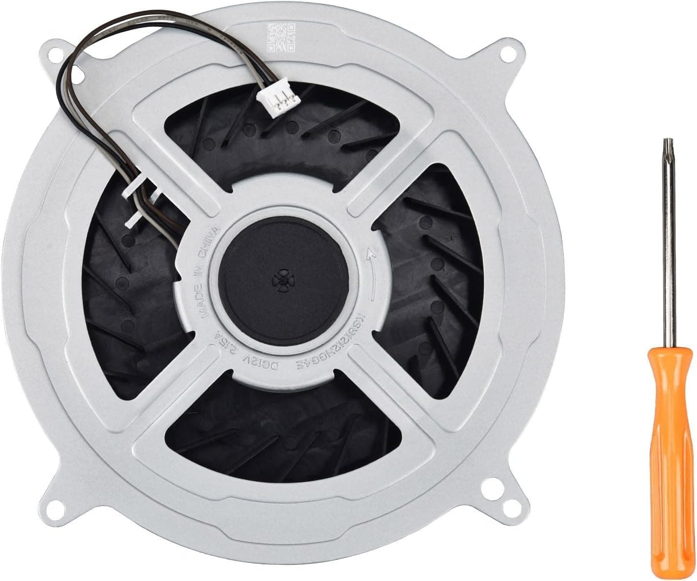 New PS5 CPU Cooling Fan, Internal Cooler Fan Replacement for Sony PlayStation 5 PS5 Series 12V 2.15A 23 Blades