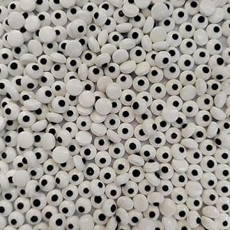 Eastron Edible Mini Candy Eyeballs Eyes Cake Cupcake Toppers Cookie Decorations Dessert Sprinkles for Halloween Christmas Birthday Party Supplies 2.82 Ounce