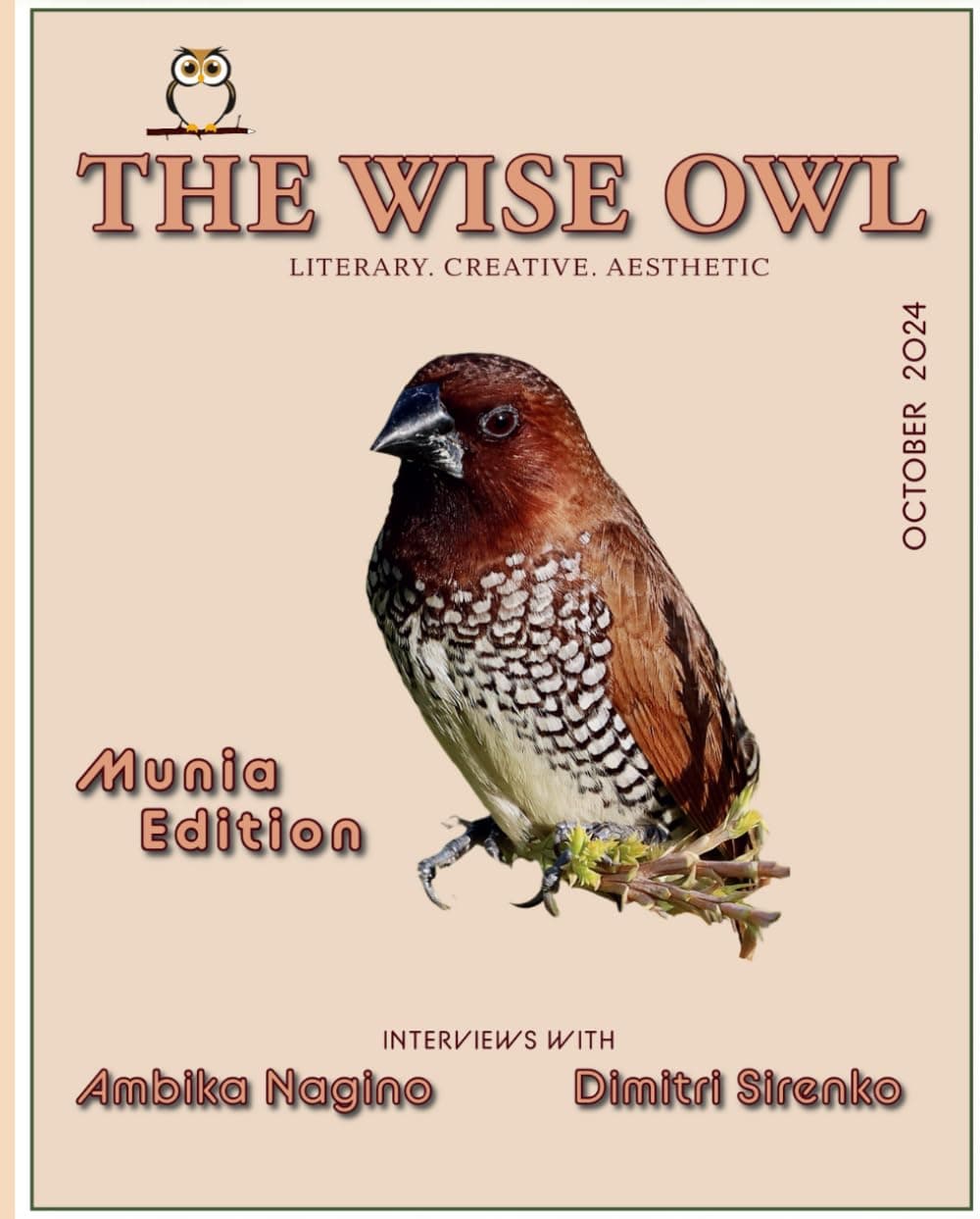 The Wise Owl: October 2024 (Munia Edition)